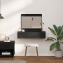 Mesa de Tocador Colgante en la Pared  Roble Negro 83x40x70 cm | Foro24.es | Tu tienda online para hogar, jardín y más Foro24.es