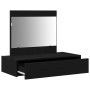 Mesa de Tocador Colgante en la Pared  Roble Negro 83x40x70 cm | Foro24.es | Tu tienda online para hogar, jardín y más Foro24.es