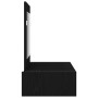Mesa de Tocador Colgante en la Pared  Roble Negro 83x40x70 cm | Foro24.es | Tu tienda online para hogar, jardín y más Foro24.es