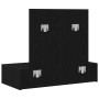 Mesa de Tocador Colgante en la Pared  Roble Negro 83x40x70 cm | Foro24.es | Tu tienda online para hogar, jardín y más Foro24.es