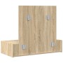 Mesa de tocador colgante Rojo Sonoma 83x40x70 cm de , Tocadores para dormitorios - Ref: Foro24-865201, Precio: 84,94 €, Descu...