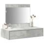 Mesa de Tocador Colgante Gris Concreto 83x40x70 cm de , Tocadores para dormitorios - Ref: Foro24-865202, Precio: 83,21 €, Des...