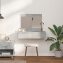 Mesa de Tocador Colgante Gris Concreto 83x40x70 cm de , Tocadores para dormitorios - Ref: Foro24-865202, Precio: 83,21 €, Des...