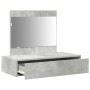 Mesa de Tocador Colgante Gris Concreto 83x40x70 cm de , Tocadores para dormitorios - Ref: Foro24-865202, Precio: 83,21 €, Des...