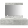 Mesa de Tocador Colgante Gris Concreto 83x40x70 cm de , Tocadores para dormitorios - Ref: Foro24-865202, Precio: 83,21 €, Des...