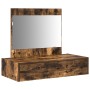 Mesa de tocador colgante  Roble ahumado 83x40x70 cm | Foro24.es | Tu tienda online para hogar, jardín y más Foro24.es