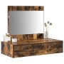 Mesa de tocador colgante  Roble ahumado 83x40x70 cm | Foro24.es | Tu tienda online para hogar, jardín y más Foro24.es