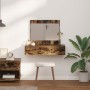 Mesa de tocador colgante  Roble ahumado 83x40x70 cm | Foro24.es | Tu tienda online para hogar, jardín y más Foro24.es