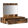 Mesa de tocador colgante  Roble ahumado 83x40x70 cm | Foro24.es | Tu tienda online para hogar, jardín y más Foro24.es