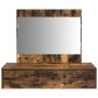 Mesa de tocador colgante  Roble ahumado 83x40x70 cm | Foro24.es | Tu tienda online para hogar, jardín y más Foro24.es