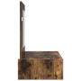 Mesa de tocador colgante  Roble ahumado 83x40x70 cm | Foro24.es | Tu tienda online para hogar, jardín y más Foro24.es