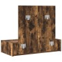 Mesa de tocador colgante  Roble ahumado 83x40x70 cm | Foro24.es | Tu tienda online para hogar, jardín y más Foro24.es