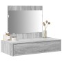 Mesa de tocador colgante  Gris Sonoma 83x40x70 cm | Foro24.es | Tu tienda online para hogar, jardín y más Foro24.es