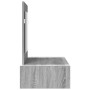 Mesa de tocador colgante  Gris Sonoma 83x40x70 cm | Foro24.es | Tu tienda online para hogar, jardín y más Foro24.es