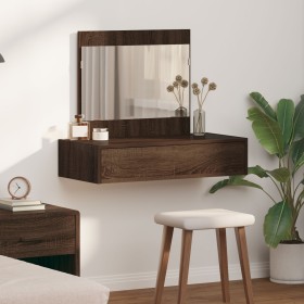 Comprar Mesa de tocador colgante roble marrón