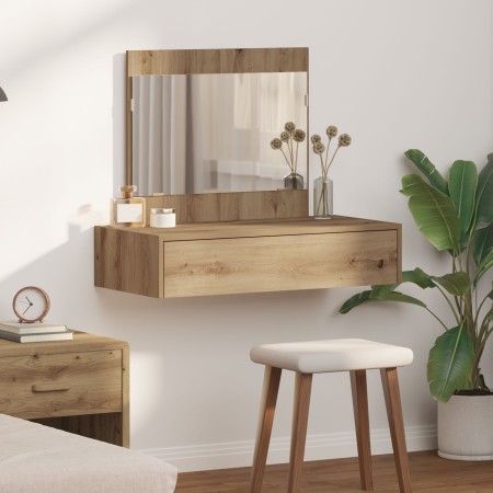 Mesa de Tocador Colgante  Roble Artesanal 83x40x70 cm | Foro24.es | Tu tienda online para hogar, jardín y más Foro24.es