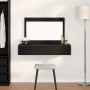Mesa de Tocador Montada en la Pared  en Roble Negro, 100x40x70 cm | Foro24.es | Tu tienda online para hogar, jardín y más Foro24.es