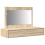 Mesa de Tocador Montada en la Pared  Roble Sonoma 100x40x70 cm | Foro24.es | Tu tienda online para hogar, jardín y más Foro24.es