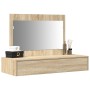Mesa de Tocador Montada en la Pared  Roble Sonoma 100x40x70 cm | Foro24.es | Tu tienda online para hogar, jardín y más Foro24.es