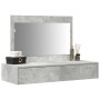 Mesa de Tocador Colgante  Gris Concreto 100x40x70 cm | Foro24.es | Tu tienda online para hogar, jardín y más Foro24.es