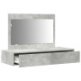 Mesa de Tocador Colgante  Gris Concreto 100x40x70 cm | Foro24.es | Tu tienda online para hogar, jardín y más Foro24.es