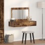 Mesa de tocador colgante Roble Ahumado 100x40x70 cm de , Tocadores para dormitorios - Ref: Foro24-865212, Precio: 99,28 €, De...