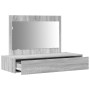 Mesa de Tocador de Pared  Gris Sonoma 100x40x70 cm | Foro24.es | Tu tienda online para hogar, jardín y más Foro24.es