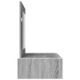Mesa de Tocador de Pared  Gris Sonoma 100x40x70 cm | Foro24.es | Tu tienda online para hogar, jardín y más Foro24.es