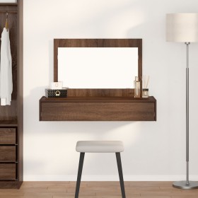 Mesa de tocador colgante de Roble Marrón 100x40x70 cm de , Tocadores para dormitorios - Ref: Foro24-865214, Precio: 98,17 €, ...