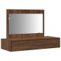Mesa de tocador colgante de Roble Marrón 100x40x70 cm de , Tocadores para dormitorios - Ref: Foro24-865214, Precio: 98,17 €, ...