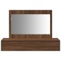 Mesa de tocador colgante de Roble Marrón 100x40x70 cm de , Tocadores para dormitorios - Ref: Foro24-865214, Precio: 98,17 €, ...