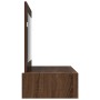 Mesa de tocador colgante de Roble Marrón 100x40x70 cm de , Tocadores para dormitorios - Ref: Foro24-865214, Precio: 98,17 €, ...