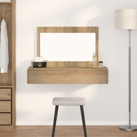 Mesa de Tocador Colgante de Pared de Roble Artesanal 100x40x70 cm de , Tocadores para dormitorios - Ref: Foro24-865216, Preci...