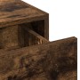 Mesa de tocador colgante  con luces LED en roble ahumado | Foro24.es | Tu tienda online para hogar, jardín y más Foro24.es