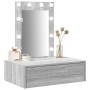Mesa de tocador colgante  con luces LED Gris Sonoma | Foro24.es | Tu tienda online para hogar, jardín y más Foro24.es