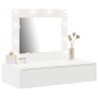Mesa de Tocador Colgante con Luces LED - Blanca de , Tocadores para dormitorios - Ref: Foro24-865226, Precio: 104,76 €, Descu...