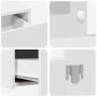 Mesa de Tocador Colgante con Luces LED - Blanca de , Tocadores para dormitorios - Ref: Foro24-865226, Precio: 104,76 €, Descu...