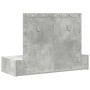 Mesa de tocador colgante  con luces LED en gris concreto | Foro24.es | Tu tienda online para hogar, jardín y más Foro24.es