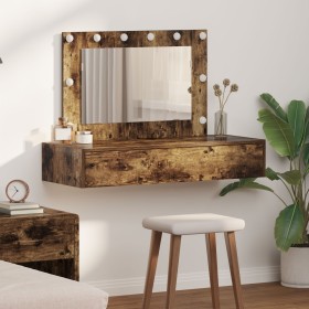 Comprar Mesa de tocador colgada con luces LED en