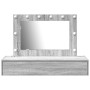 Mesa de Tocador Colgante con Luces LED Gris Sonama de , Tocadores para dormitorios - Ref: Foro24-865240, Precio: 113,46 €, De...