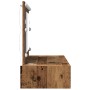 Mesa de Tocador Colgante con Luces LED Madera Antigua de , Tocadores para dormitorios - Ref: Foro24-865242, Precio: 108,00 €,...