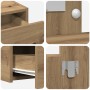 Mesa de tocador colgante  con luces LED de roble | Foro24.es | Tu tienda online para hogar, jardín y más Foro24.es