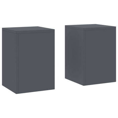 Soportes de Plantas Pillar 2 pcs Antracita 24x24x35 cm Acero de , Soportes para macetas - Ref: Foro24-865808, Precio: 61,23 €...