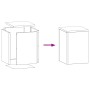 Soportes para Plantas de Exterior Pilar 2 pcs 24x24x35 cm Acero Corrosión de , Soportes para macetas - Ref: Foro24-865812, Pr...