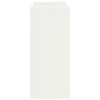 Juego de 2 Soportes de Plantas de para Exterior en blanco, 24x24x55 cm, Acero de , Soportes para macetas - Ref: Foro24-865814...