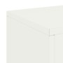 Juego de 2 Soportes de Plantas de para Exterior en blanco, 24x24x55 cm, Acero de , Soportes para macetas - Ref: Foro24-865814...