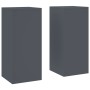 Soportes de plantas exteriores  Pilar 2 pcs Antracita 24x24x55 cm Acero | Foro24.es | Tu tienda online para hogar, jardín y más Foro24.es