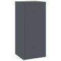 Soportes de plantas exteriores  Pilar 2 pcs Antracita 24x24x55 cm Acero | Foro24.es | Tu tienda online para hogar, jardín y más Foro24.es