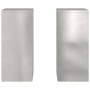 Soportes para Plantas de Exterior Pilares 2 pcs 24x24x55 cm Acero Inoxidable de , Soportes para macetas - Ref: Foro24-865817,...
