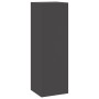 Soportes para Plantas Exteriores Pilar 2 pcs Negro 24x24x75 cm Acero de , Soportes para macetas - Ref: Foro24-865820, Precio:...